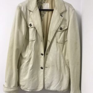 Casaco Diesel Couro Off White