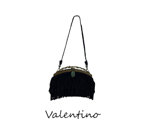 Valentino Vintage Camurça Preta