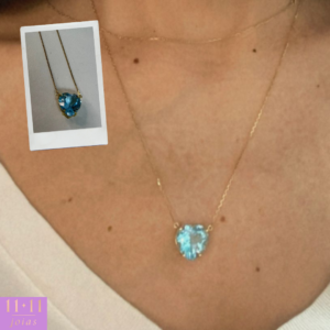 Colar Coração Ouro 18K