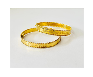 Bracelete Live Love Laugh Prata 950 com Banho de Ouro
